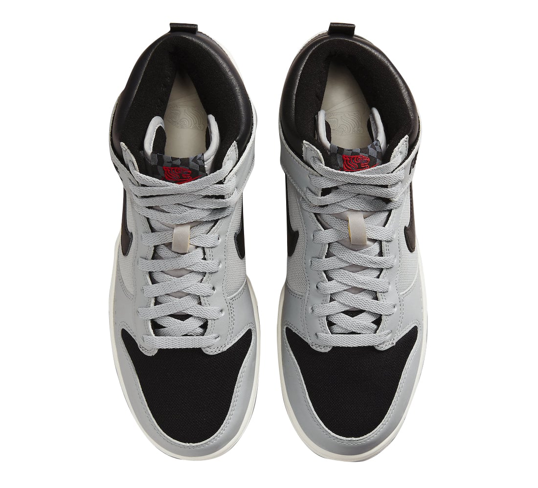 SoulGoods x Nike Dunk High Grey Black - Image 4