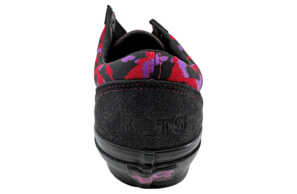 Stray Rats x Vans Vault UA Old Skool NS OG LX Raven Racing Red - Image 5