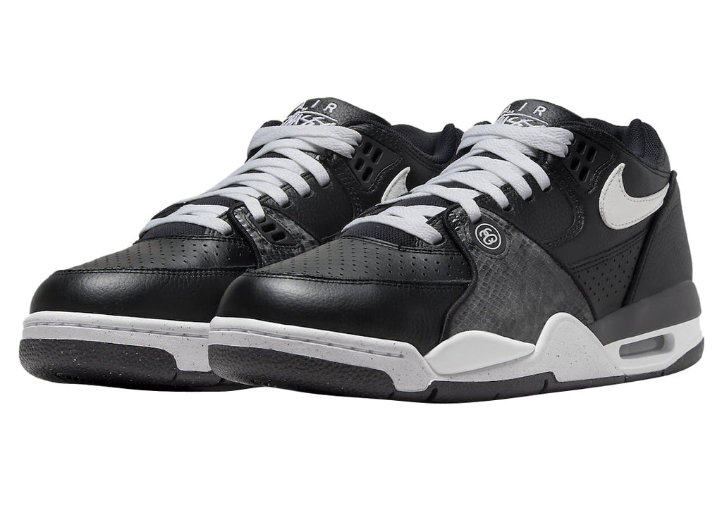 Stussy x Nike Air Flight 89 Black - Image 2