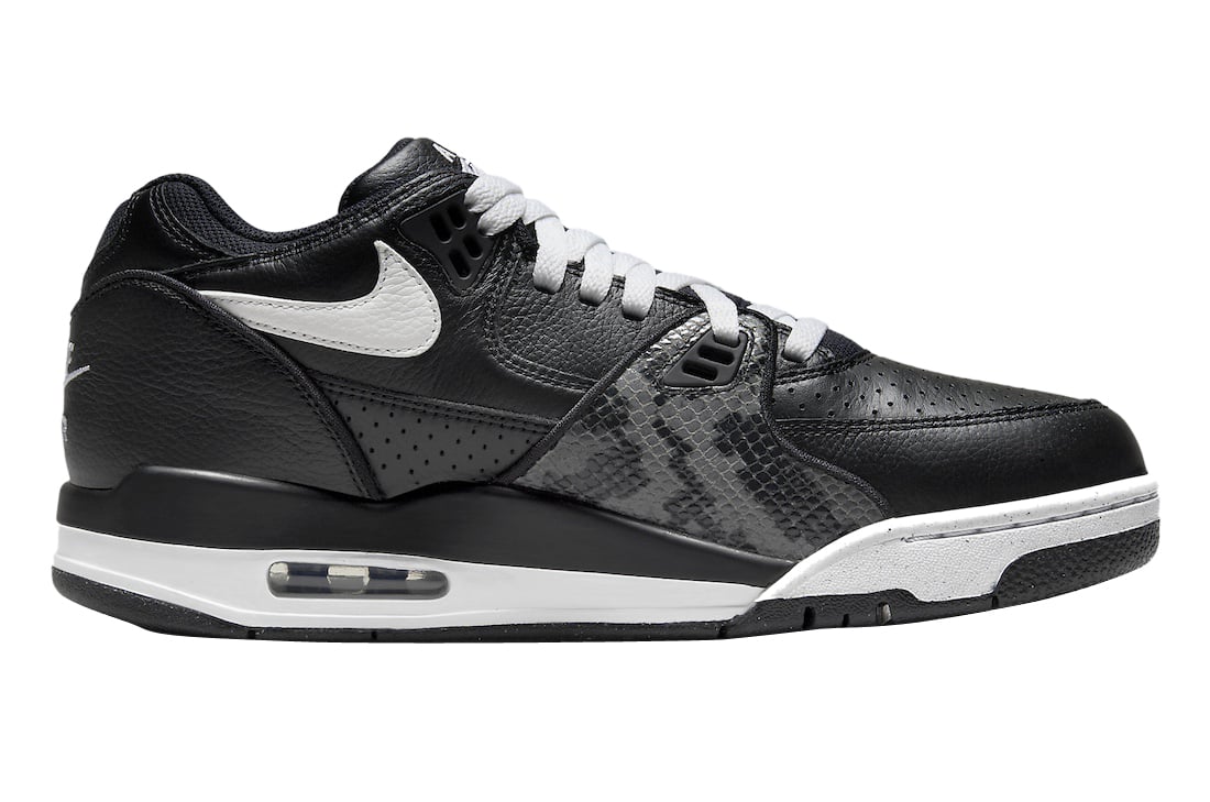 Stussy x Nike Air Flight 89 Black - Image 3
