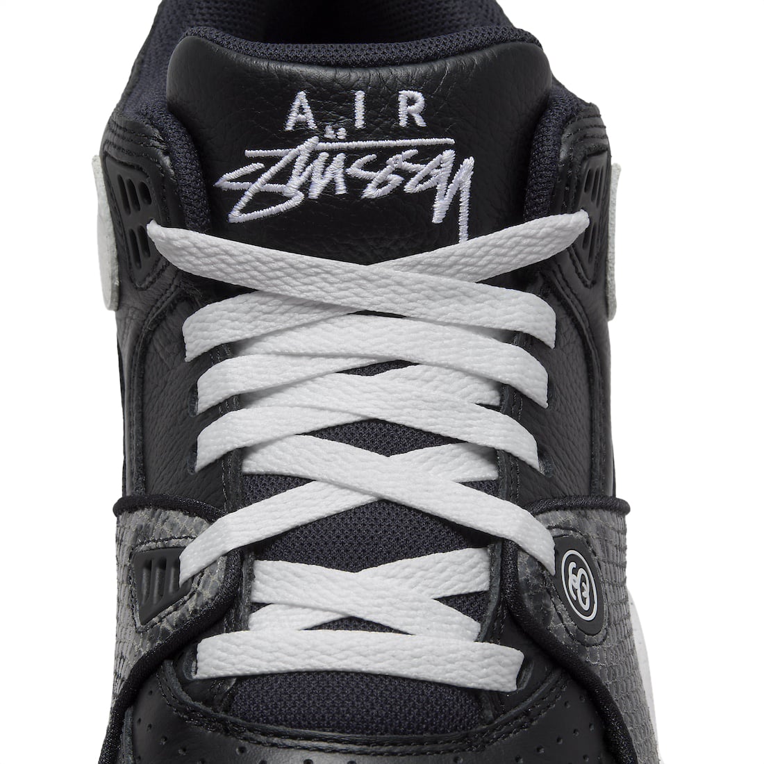 Stussy x Nike Air Flight 89 Black - Image 9