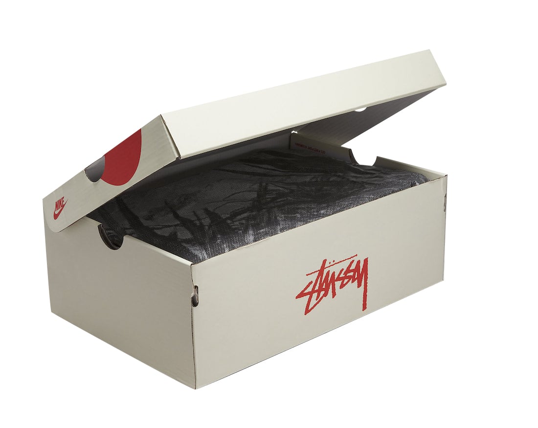 Stussy x Nike Air Force 1 Mid White Black - Image 12