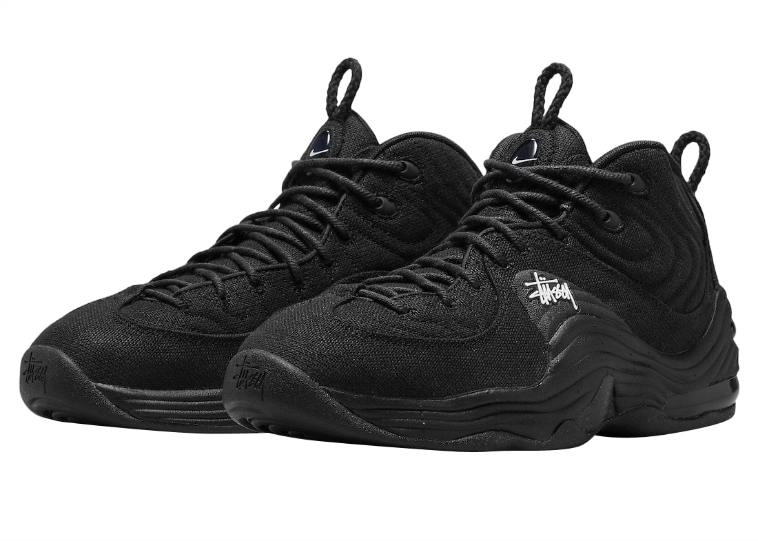 Stussy x Nike Air Penny 2 Black - Image 2