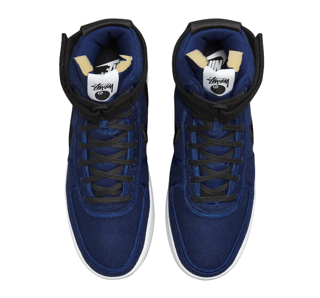 Stussy x Nike Vandal High Deep Royal Blue - Image 4