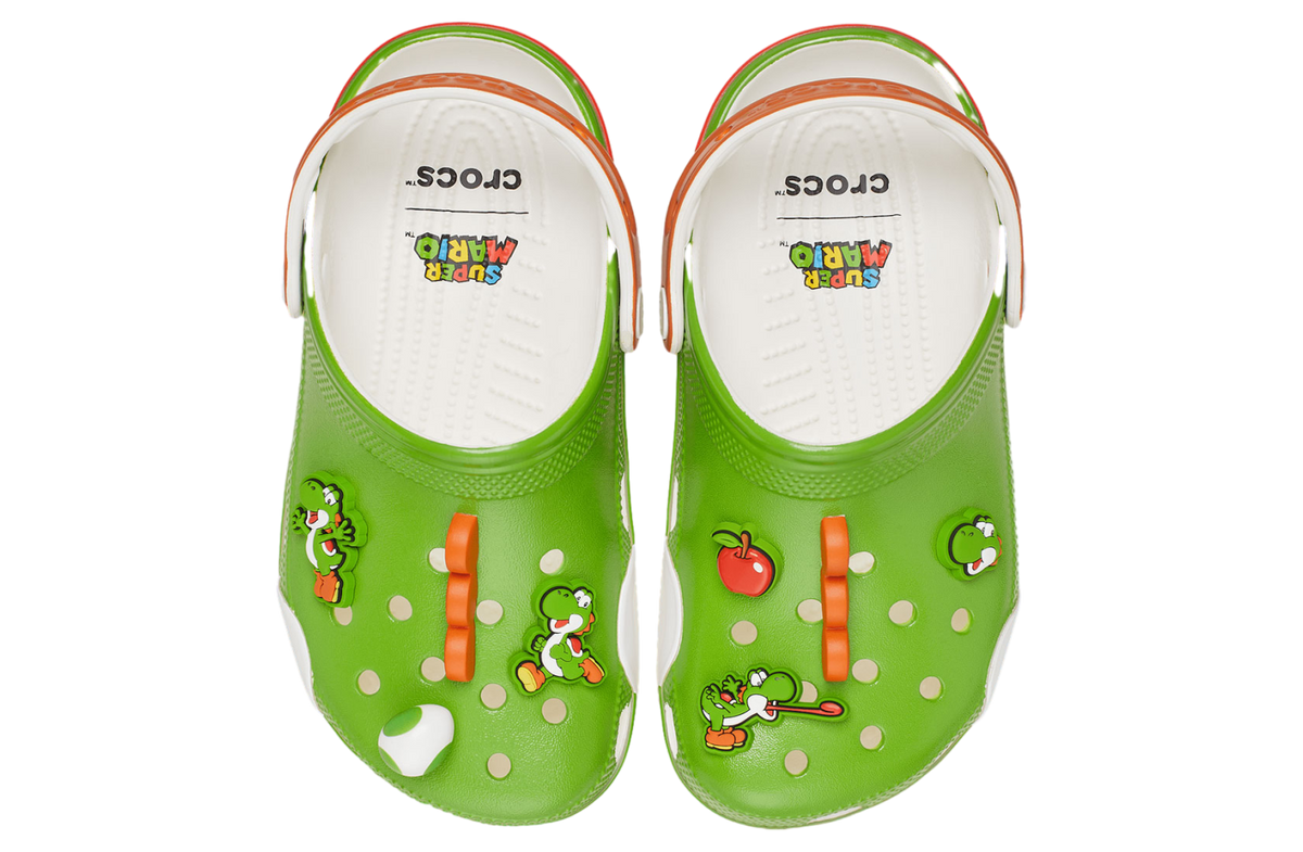Super Mario Bros. x Crocs Classic Clog Green - Image 4