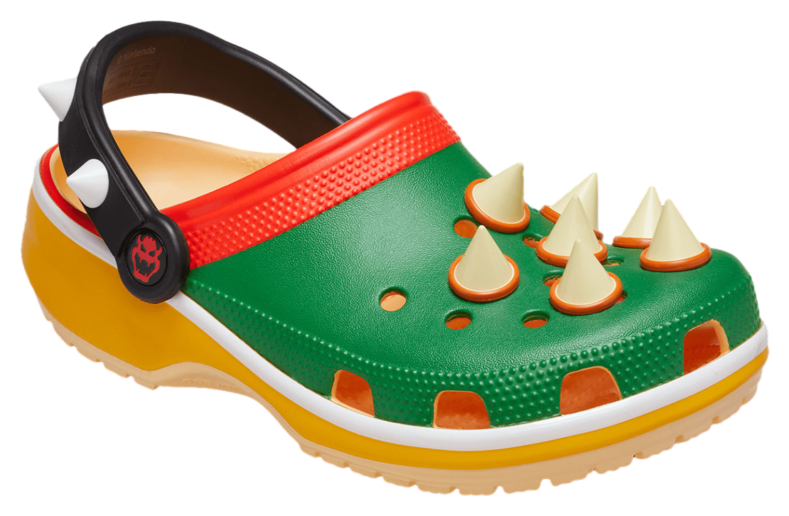 Super Mario Bros. x Crocs Classic Clog White / Green - Image 2