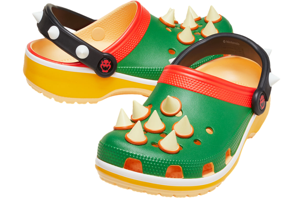 Super Mario Bros. x Crocs Classic Clog White / Green - Image 3