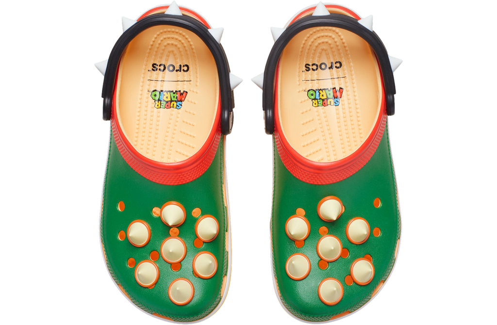 Super Mario Bros. x Crocs Classic Clog White / Green - Image 4