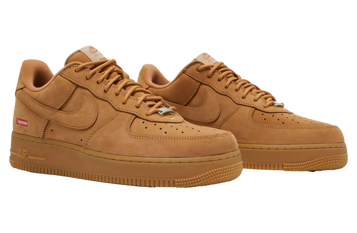 Supreme x Nike Air Force 1 Low SP Box Logo-Wheat - Image 5