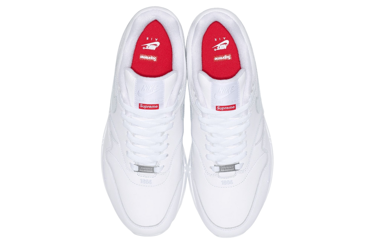 Supreme x Nike Air Max 1 White - Image 2