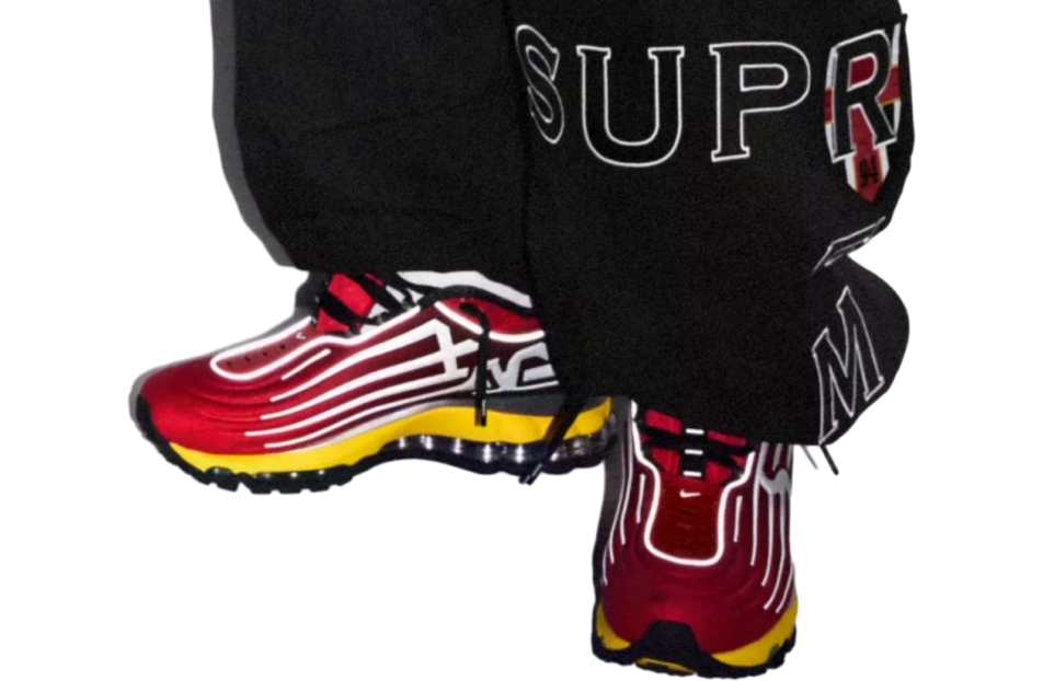 Supreme x Nike Air Max 2000 University Red / Gym Red - Image 2