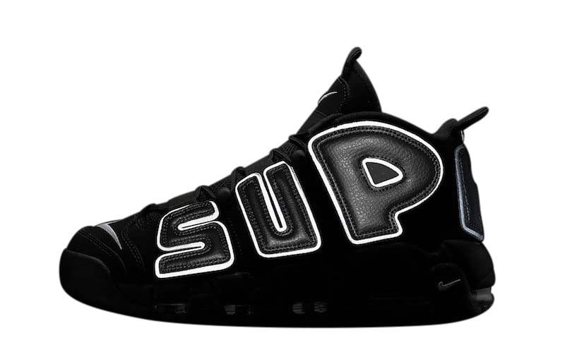 Supreme x Nike Air More Uptempo Black - Image 8