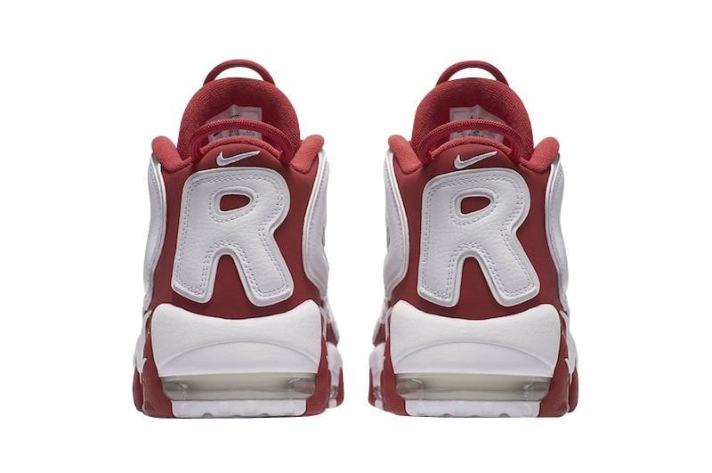 Supreme x Nike Air More Uptempo Red - Image 5