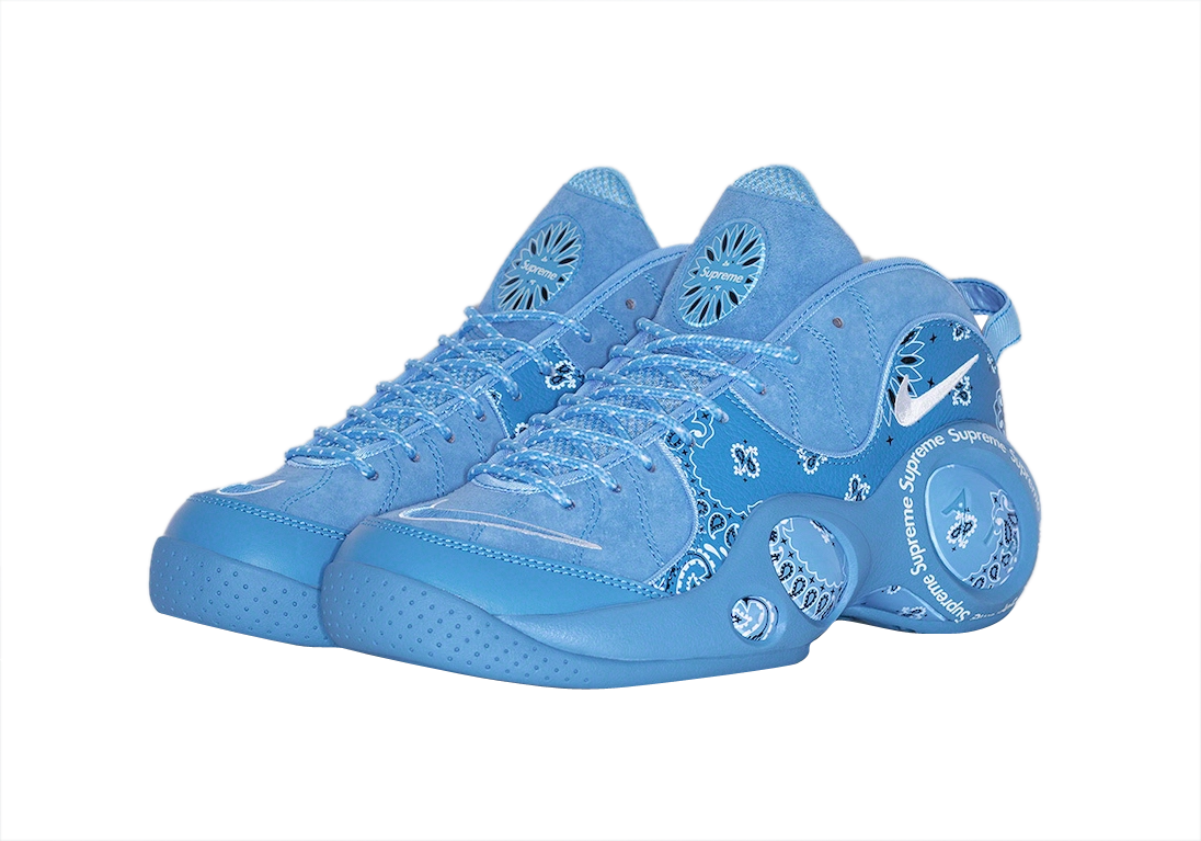 Supreme x Nike Air Zoom Flight 95 University Blue - Image 2