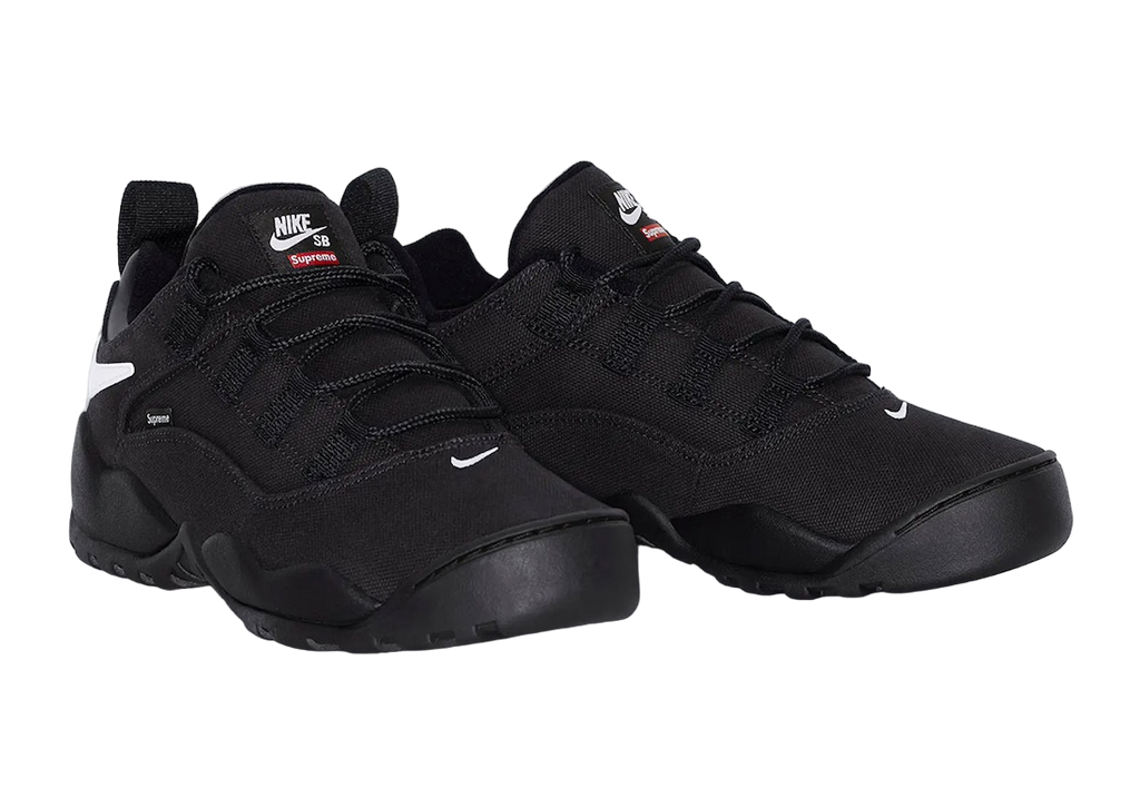 Supreme x Nike SB Darwin Low Black - Image 2