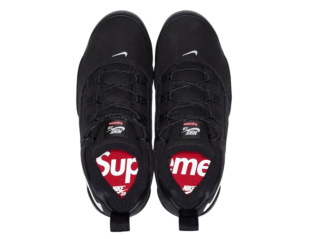Supreme x Nike SB Darwin Low Black - Image 3