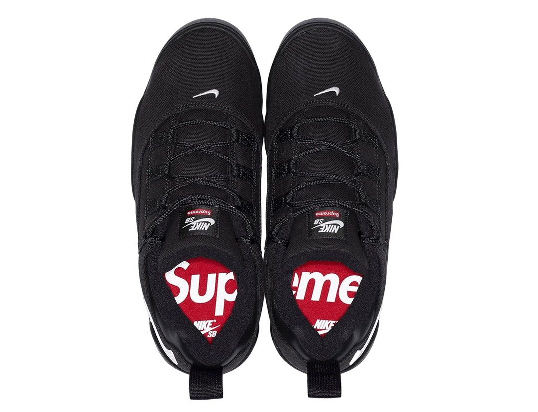 Supreme x Nike SB Darwin Low Black - Image 3