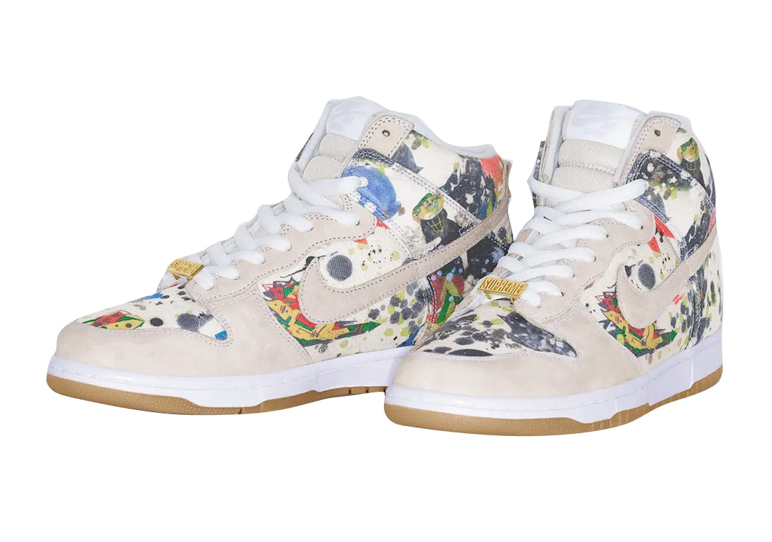 Supreme x Nike SB Dunk High Rammellzee - Image 2