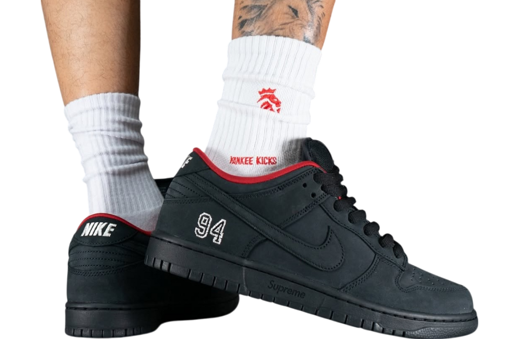 Supreme x Nike SB Dunk Low 94 Black 2025 - Image 4