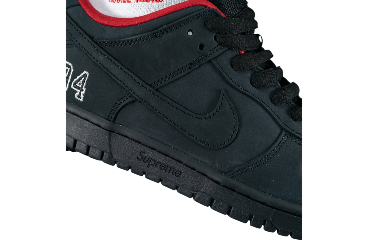 Supreme x Nike SB Dunk Low 94 Black 2025 - Image 8