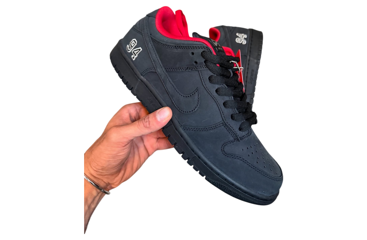 Supreme x Nike SB Dunk Low 94 Black 2025 - Image 9