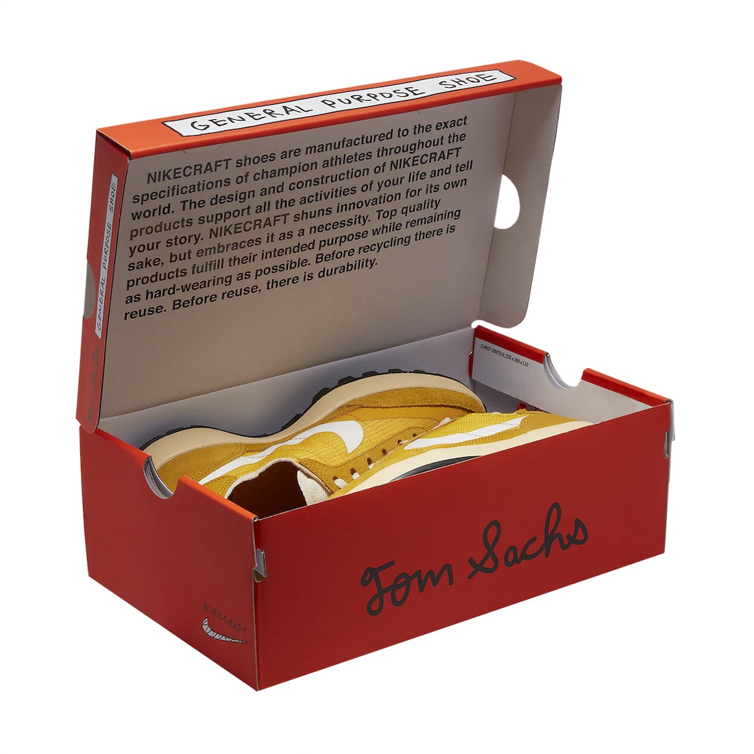 Tom Sachs x NikeCraft General Purpose Shoe Dark Sulfur - Image 12