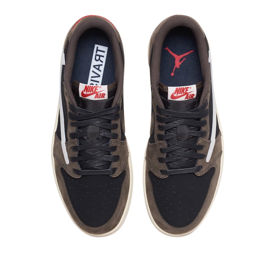 Travis Scott x Air Jordan 1 Low Dark Mocha - Image 4