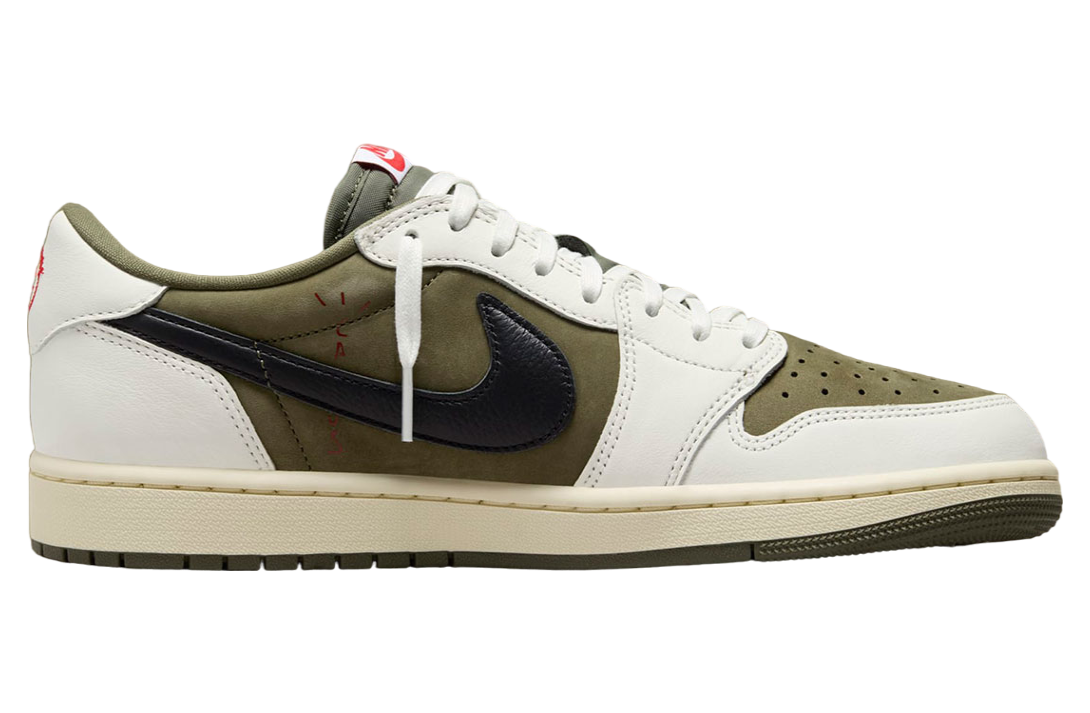 Travis Scott x Air Jordan 1 Low OG Medium Olive - Image 3