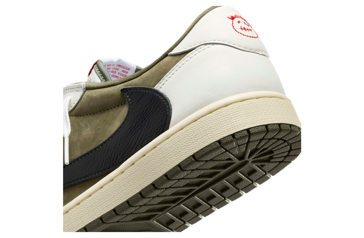 Travis Scott x Air Jordan 1 Low OG Medium Olive - Image 8