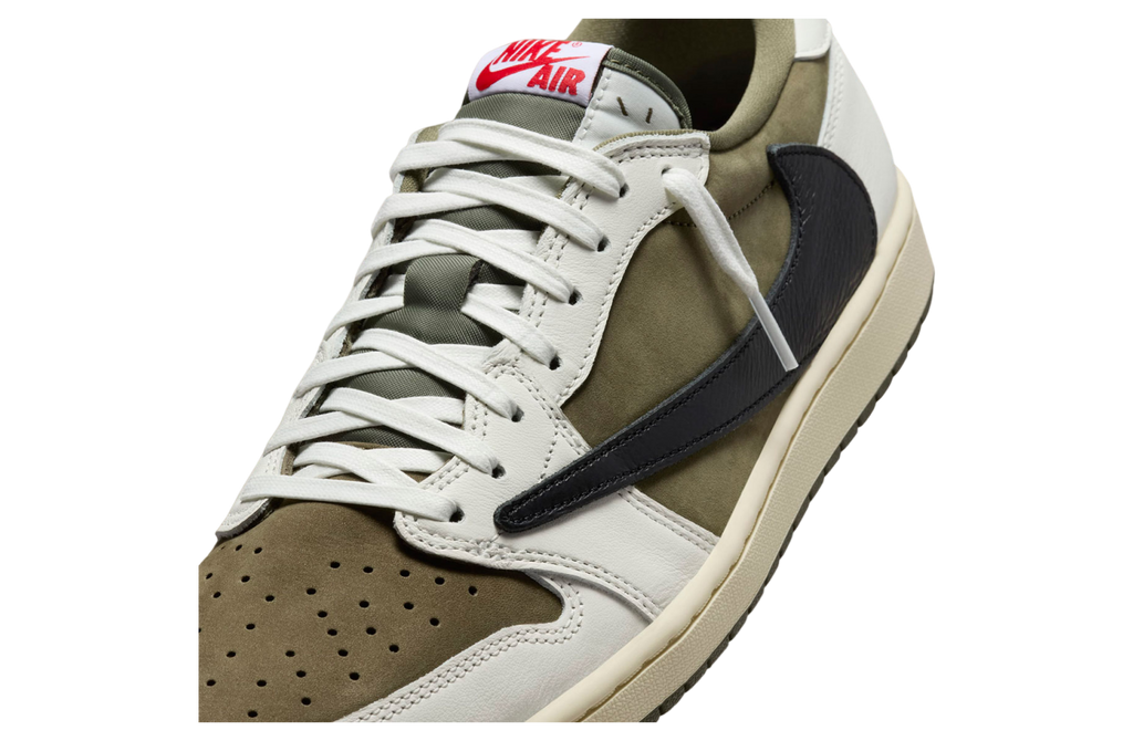 Travis Scott x Air Jordan 1 Low OG Medium Olive - Image 9