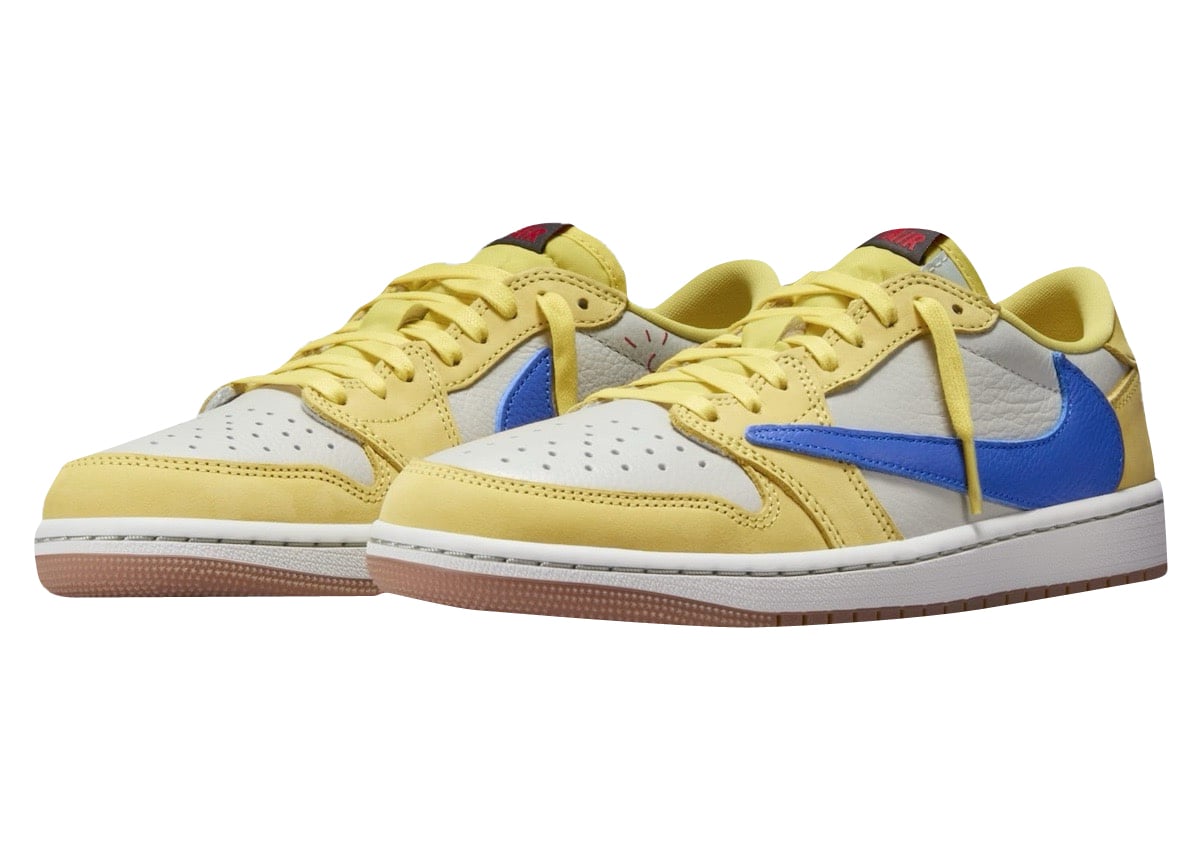 Travis Scott x Air Jordan 1 Low OG WMNS Canary - Image 2