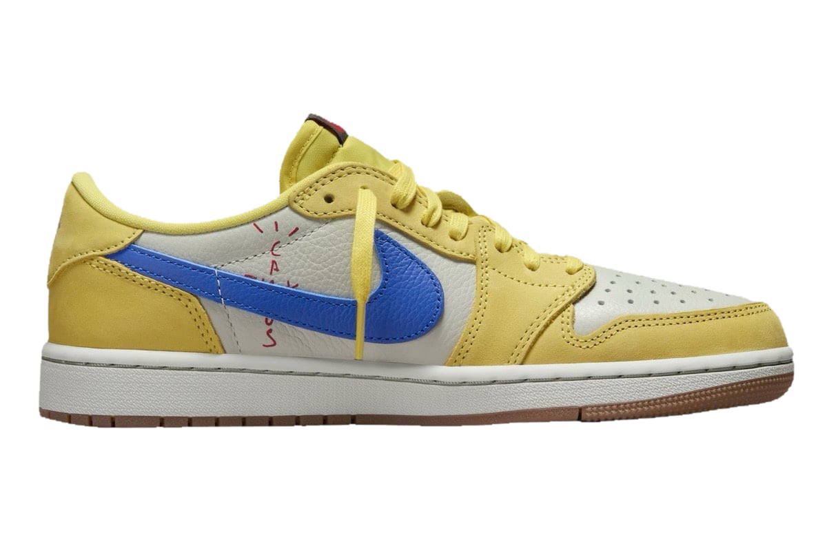 Travis Scott x Air Jordan 1 Low OG WMNS Canary - Image 3