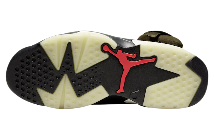 Travis Scott x Air Jordan 6 Medium Olive - Image 6