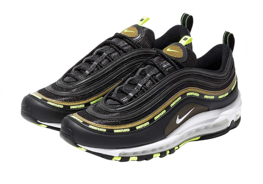 Undefeated x Nike Air Max 97 Black Volt - Image 2