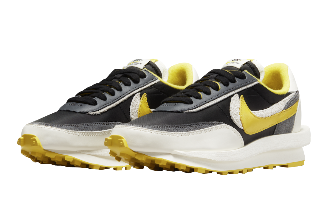 Undercover x Sacai x Nike LDWaffle Bright Citron - Image 2