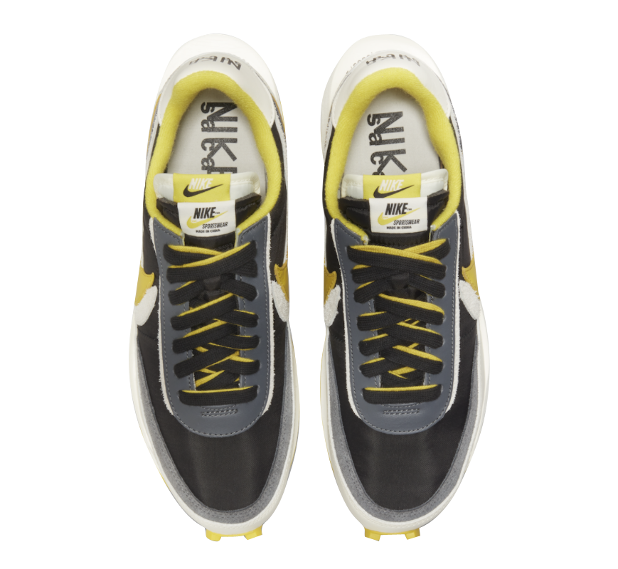 Undercover x Sacai x Nike LDWaffle Bright Citron - Image 4
