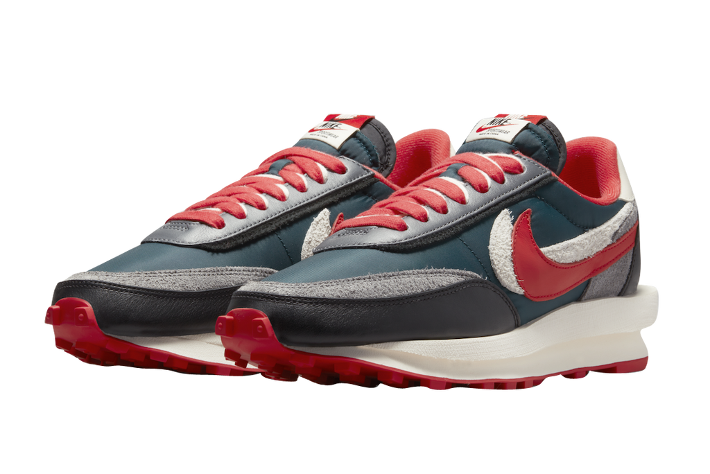 Undercover x Sacai x Nike LDWaffle Midnight Spruce - Image 2