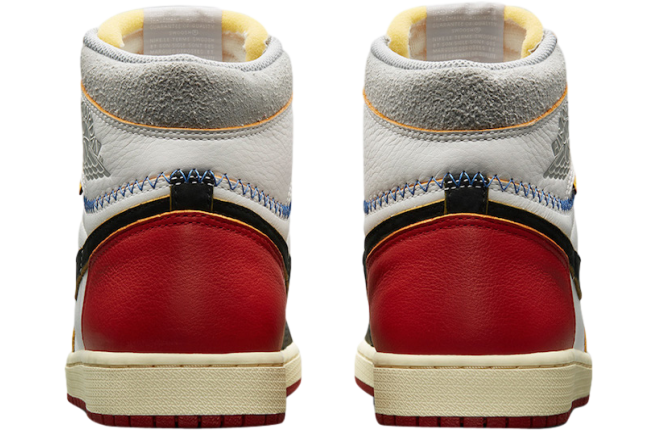 Union x Air Jordan 1 Retro High OG NRG Varsity Red - Image 6