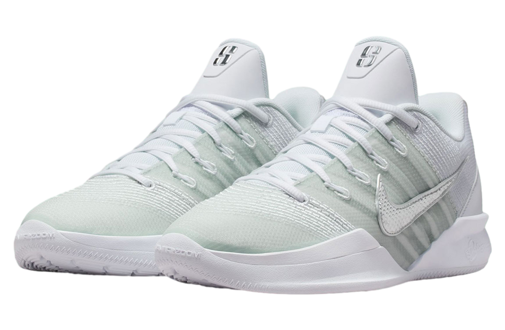 Unisex Nike Sabrina 3 White/Mint Foam - Image 2