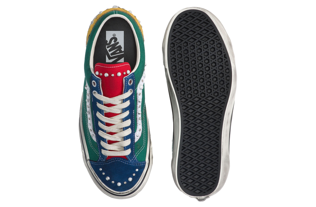 Vans Old Skool Green / Multi - Image 4
