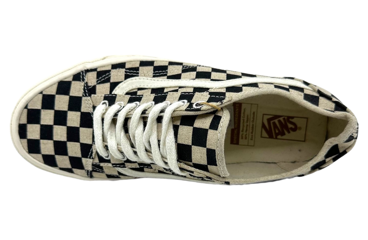 Vans Old Skool Tapered Eco Theory-Black White Checkerboard - Image 4
