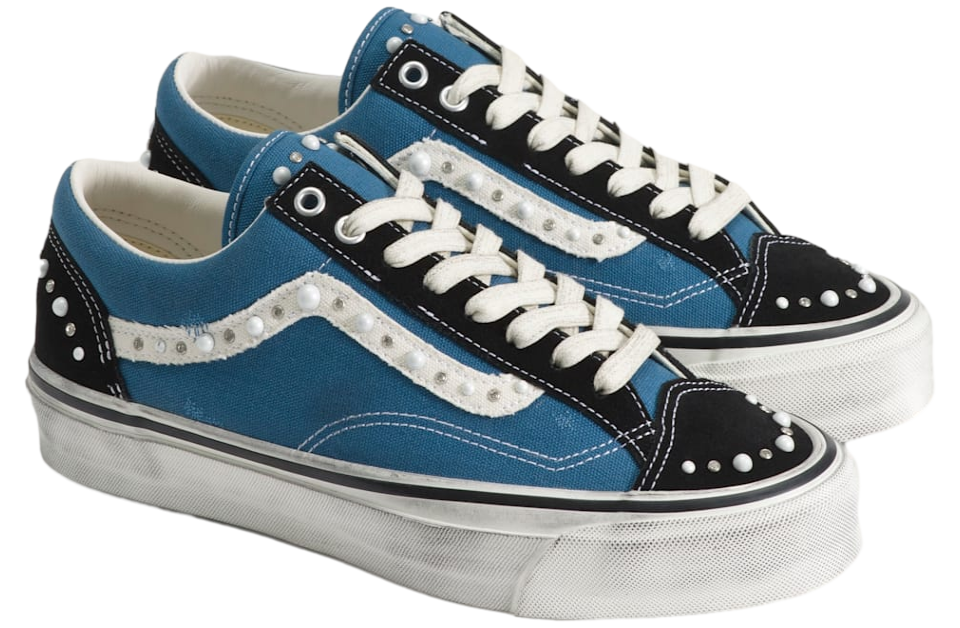 Vans Premium Old Skool 36 Black / Navy Blue - Image 2