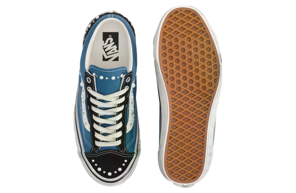 Vans Premium Old Skool 36 Black / Navy Blue - Image 3