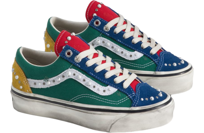 Vans Premium Old Skool 36 GS Pearlized Yacht Club Green Multi - Image 2