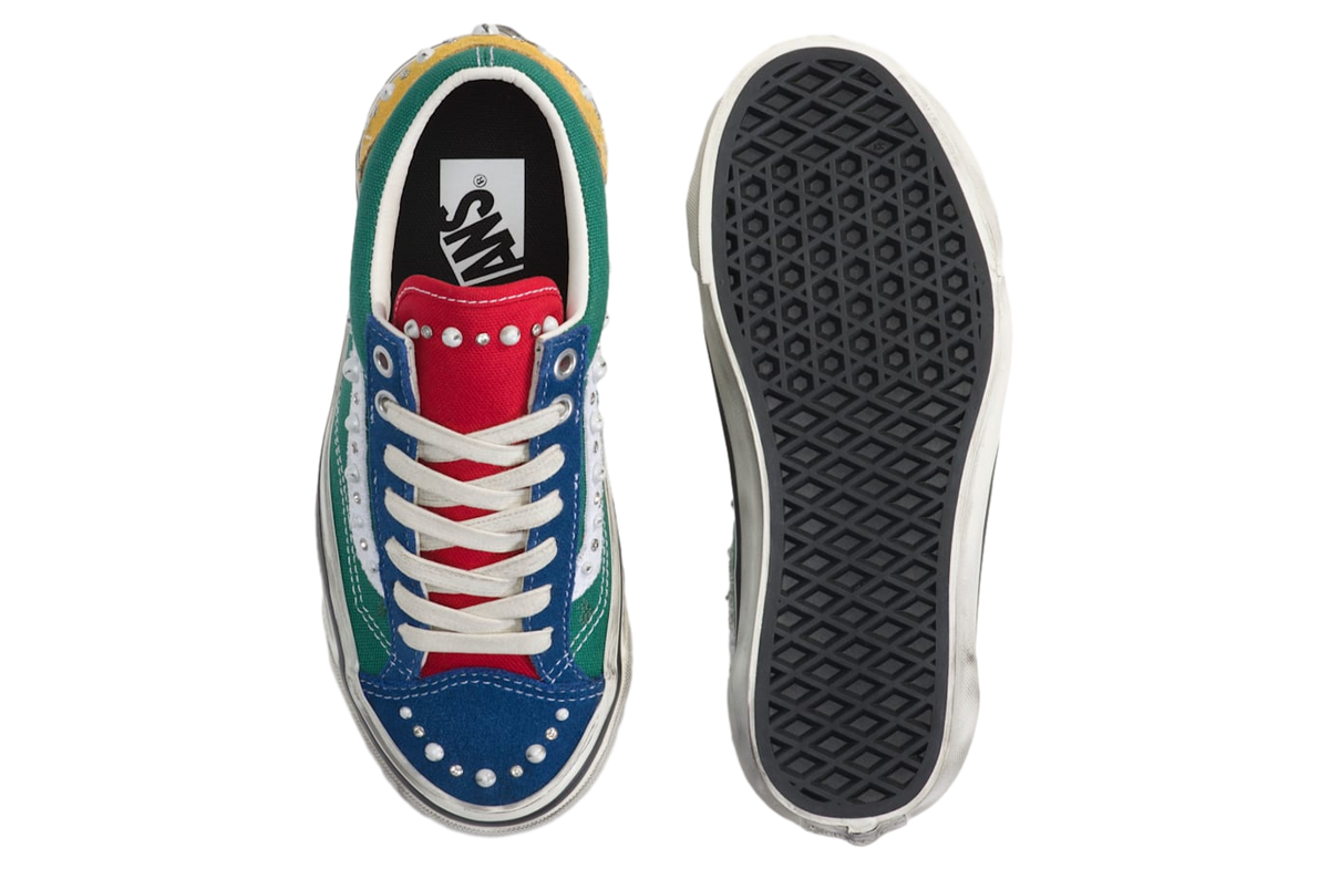 Vans Premium Old Skool 36 GS Pearlized Yacht Club Green Multi - Image 3