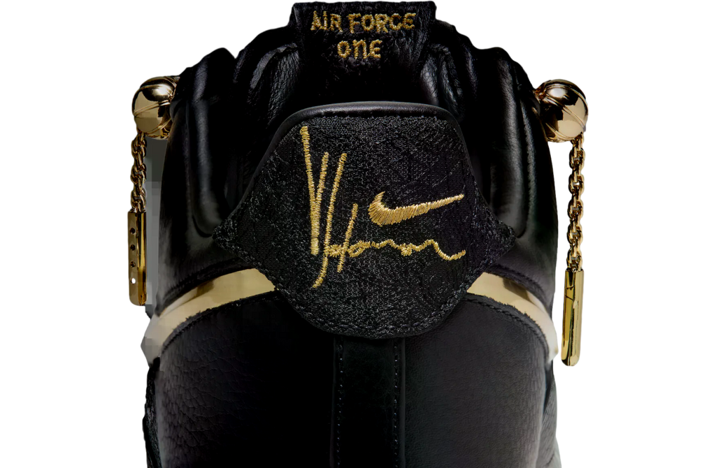 Victor Solomon x Nike Air Force 1 Low Black / Metallic Gold - Image 11