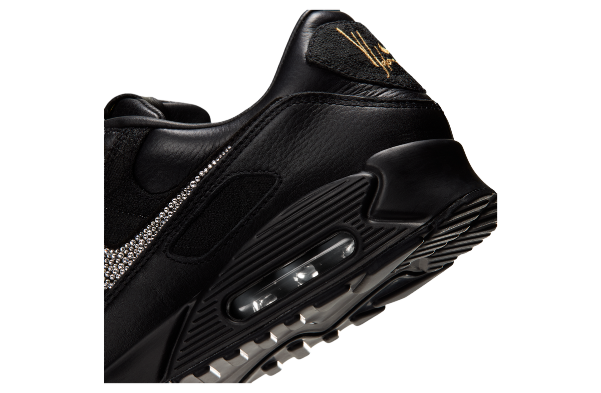 Victor Solomon x Nike Air Max 90 Black / Metallic Gold - Image 8