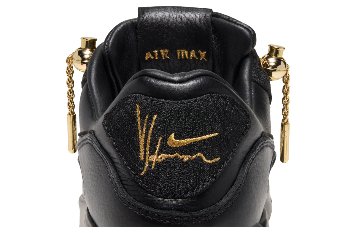 Victor Solomon x Nike Air Max 90 Black / Metallic Gold - Image 10