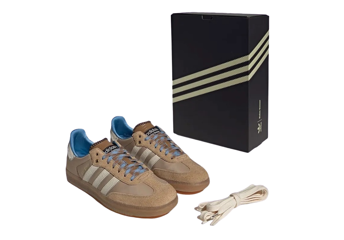 Wales Bonner x adidas Samba Wonder White Ash Blue - Image 2