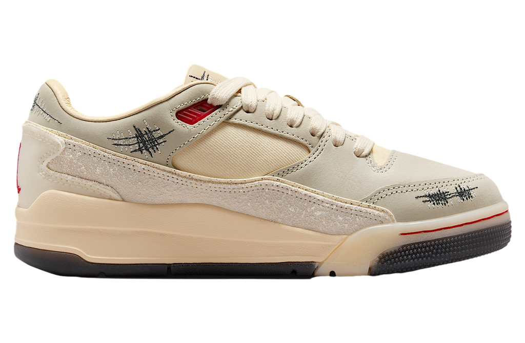 Who Decides War x Jordan Flight Court WMNS Coconut Milk - Image 3